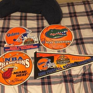 Florida Gators and Miami Heat Flags and Banners